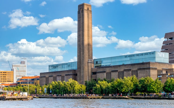 The Tate Modern museum and art gallery in London