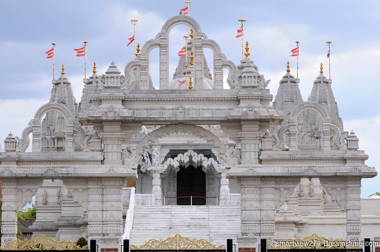 Entrance of indian temple