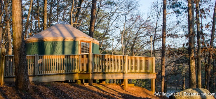 Georgia yurt camping cheap