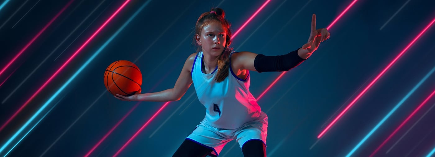 creative sport and neon lines on dark background flyer proposal creative sport and neon lines on dark background flyer proposal