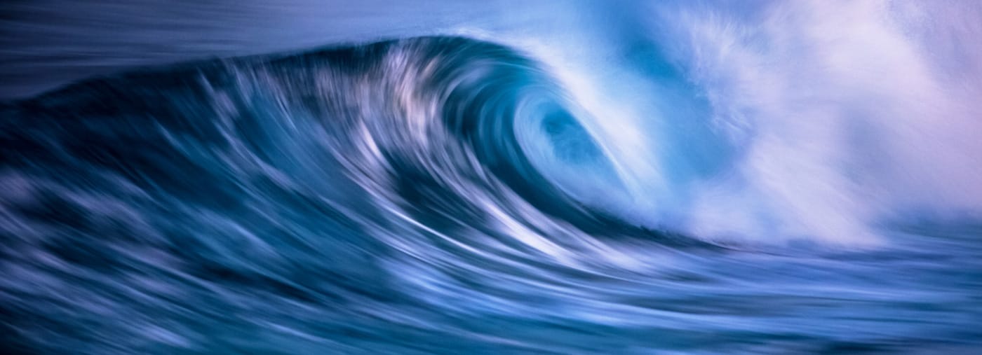 long exposed photo of wave long exposed photo of wave in atlantic ocean canary island