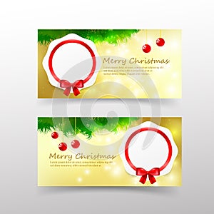 006 Christmas card template for invitation and gift voucher with