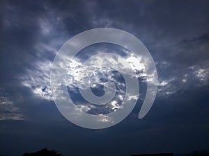 03-10-2020. Endearing view of clouds sweeping over the sky.