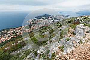 03 May 2019, Dubrovnik, Croatia. View from Srd Hill