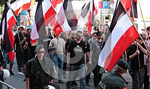 03 Sept 11 Neo-Nazi Demo in Dortmund Germany-