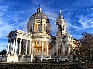 05/12/19 - Superga, Torino, Italy - The wondeful Basilica of Superga near Turin in Northen Italy