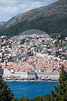 05 May 2019, Dubrovnik, Croatia. Old city architecture. Overview
