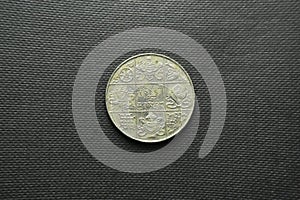 1/2 Rupee coin dated 1928, Bhutan, Back view