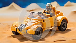 1:28mm Heroic Scale Snowmobile Miniature Inspired By Johnny Quest