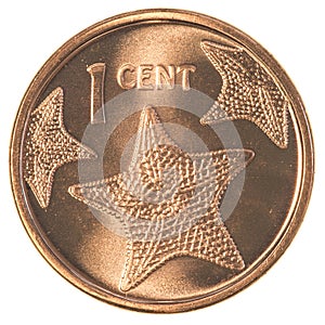 1 bahamian cent coin