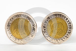 1 Egyptian pund coin celebrating the new capital