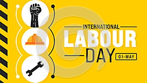 1 May is International Labour Day background template. Holiday concept. use to background, banner,
