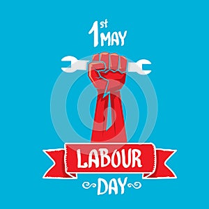 1 may - labour day. vector labour day poster