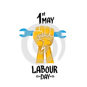 1 may - labour day. vector labour day poster