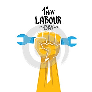 1 may - labour day. vector labour day poster