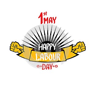 1 may - labour day. vector labour day poster