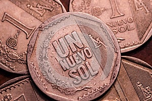 1 Peruvian nuevo sol coin