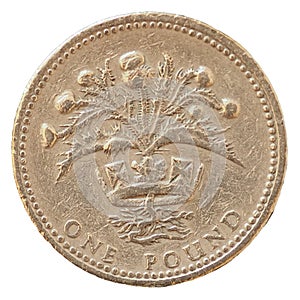 1 pound coin, United Kingdom