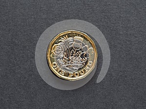 1 pound coin, United Kingdom