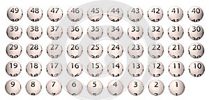 1 to 49 lotto numbers photo