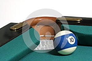 10 ball corner pocket