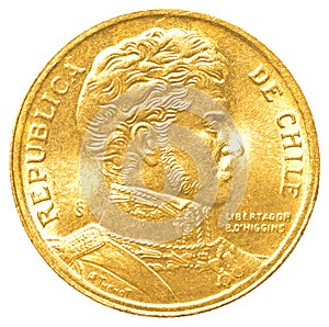 10 chilean pesos coin