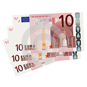 10 Euro bills