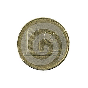 10 malaysian sen coin 1973 reverse