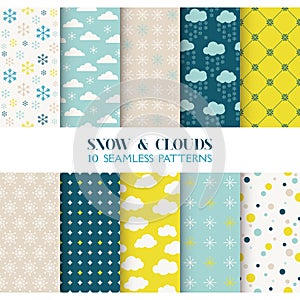 10 Patterns - Snow and Clouds