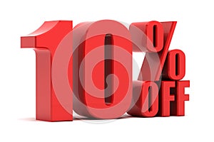 10 percent off promotion