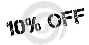 10 percent off rubber stamp