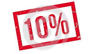 10 percent rubber stamp