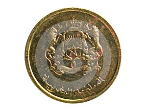 10 Santimat coin, 2002-/AH1420-Today ~ Mohammed VI serie, Bank of Morocco. Reverse, 2011