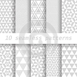 10 seamless patterns