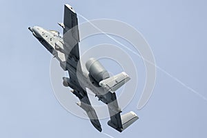 A-10 Thunderbolt II Performing at the Cleveland Airshow