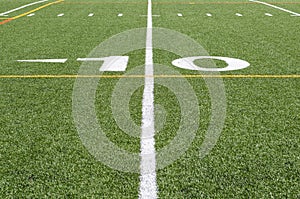 The 10 yard line