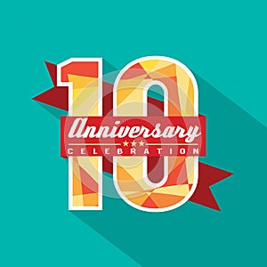 10 Years Anniversary Celebration Design