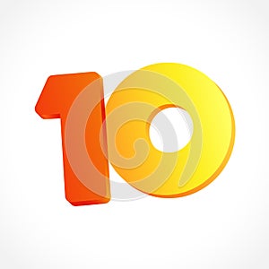 10 years anniversary logo