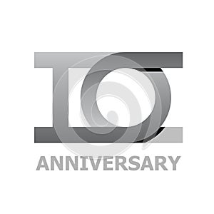 10 years anniversary number