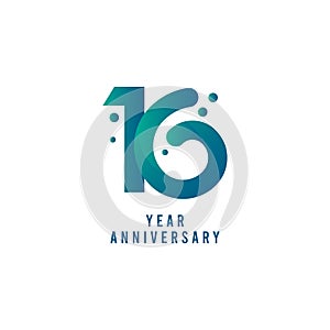 10 Years Anniversary Vector Template Design Illustration