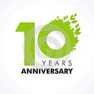 10 years old celebrating green