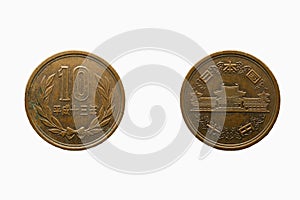 10 Yen - Heisei Coin Front and back