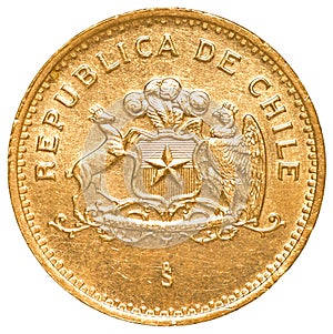 100 chilean pesos coin