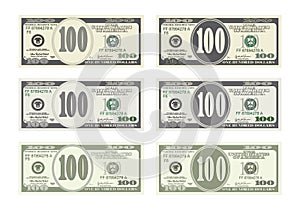 100 Dollars Banknote.