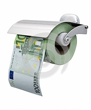 100 Euro Toilet Paper (separated)