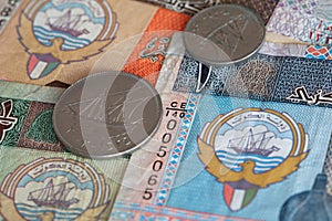 100 fils on Kuwaiti Dinars