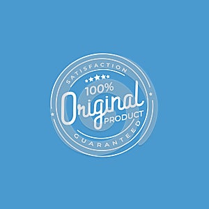 100% Guaranted Original Product Stamp Vector