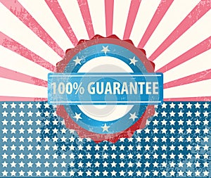 100% guarantee badge