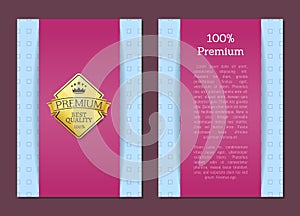 100 Guarantee Certificate Premium Quality Label