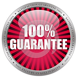 100 guarantee icon